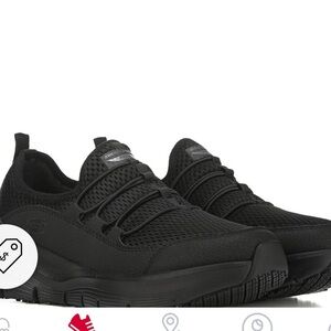 Skechers Work Shoes - Women’s Arch Fit Bungee Slip Resistant Shoe